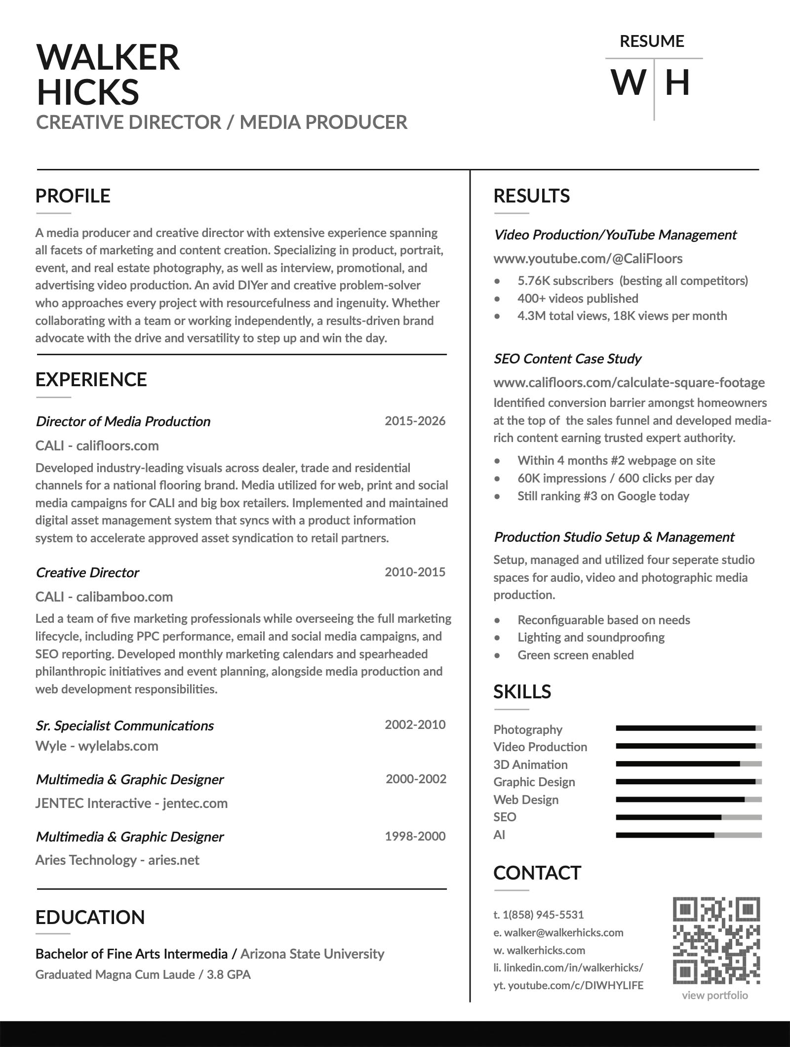 Walkers 2026 Resume